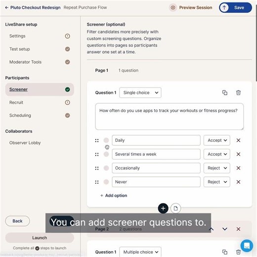 Screener Question Pages - What?!?! Wednesdays