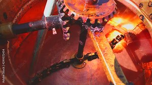 Making a homemade brandy. Traditional distillery for making brandy