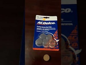 Acdelco cooling system seal tabs vw touran