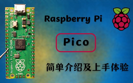 树莓派新款Pico开发板简单介绍及使用体验