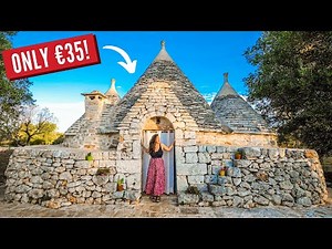 Luxury Tiny House On A Budget | Puglia Southern Italy Traditional Trullo Home