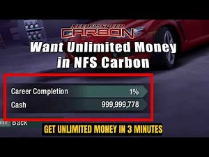 How to Get Unlimited Money in NFS Carbon (2 Easy Methods) | Cheat Engine + Save Editor Tutorial