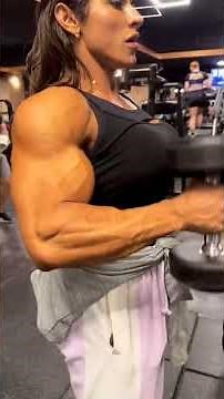 Her Biceps is Bigger Than your Thighs | Muscle Girl with Huge Biceps | Giantess Female Bodybuilder
