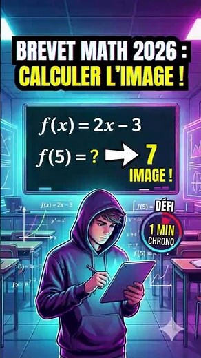 REVIEW FUNCTIONS for the Brevet exam! 📈 #shortsmaths #maths #function #brevet #3rdgrade #revision