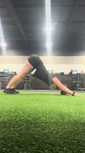 Inchworm push up to down dog