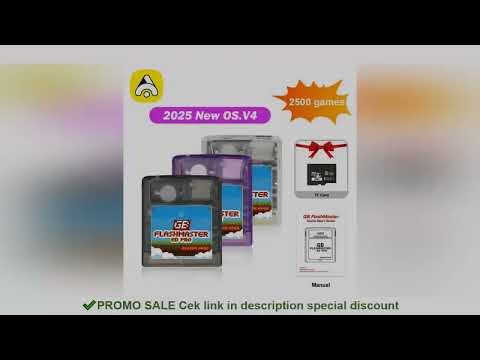 2500 in 1 OS V4 GB Pro Flashmaster Cartridge Game Card For Gameboy/Gameboy Color/GBA SP Game Console