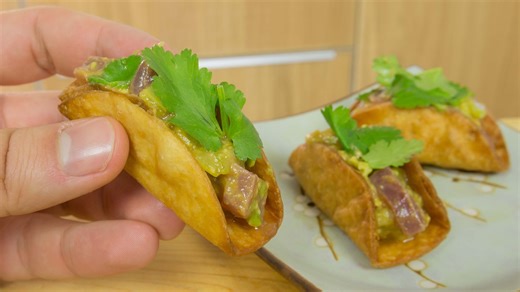 Fusion Favorite: Tuna Ceviche Sushi Taco Recipe