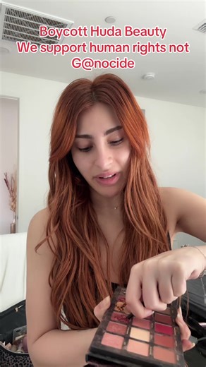 Boycott Huda Beauty for Human Rights