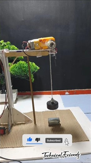 How to make DC motor ⚙️ mini project 👍#dcmotor #tech