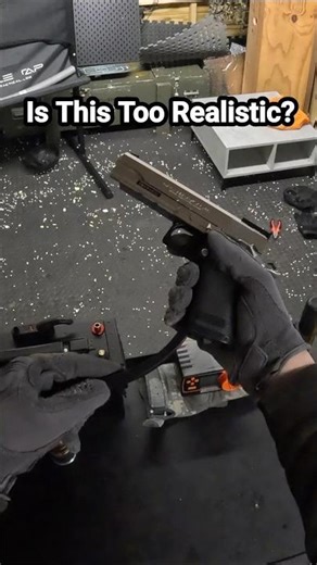 Is This The Most Realistic Airsoft Pistol? #shorts #airsoft #airsoftvideo