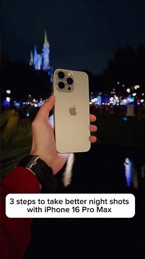 3 Simple Steps to Improve Nighttime Photos with iPhone 16 Pro Max 📷🤳📱
