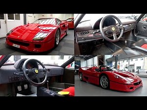 Ferrari F40 vs Ferrari F50: In-Depth Exterior and Interior Comparison.