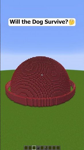 Minecraft Will the Dog Survive?🤯