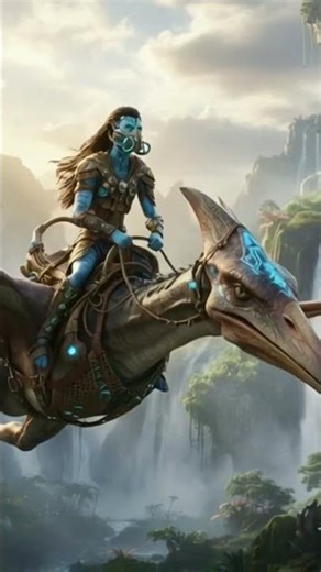 Avatar Rider on a Pteranodon | Realistic Cinematic Flight #dinosaurbirth #dinosaur #pterosaurus