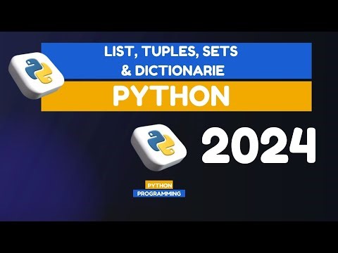 Python Data Structures - Lists, Tuples, Sets, and Dictionaries Explained - Lecture 11