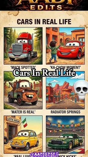 Cars Movie Secrets Found in Real Life 😱