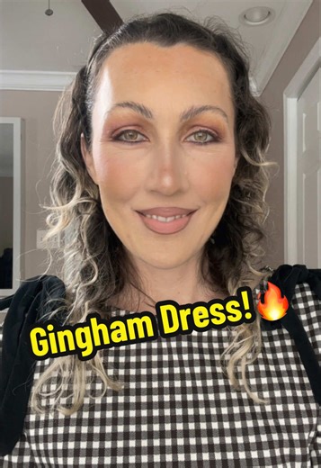 Stylish Gingham Mini Dress for TikTok Shop