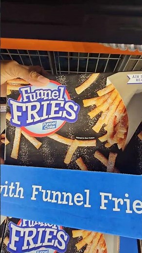 new funnel cake fries are here at Costco!!