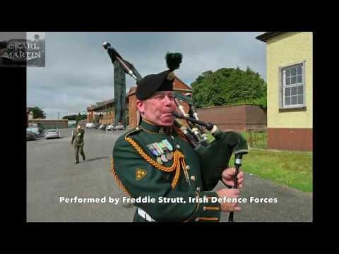 Irish Army piper plays "Oft in the Stilly Night"