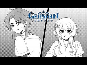 XiaoLumi Highschool AU [Genshin Impact] | Comic Dub