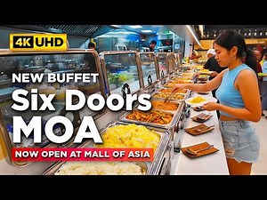 NEW BUFFET at MOA! | Six Doors Buffet Maax NOW OPEN at Mall of Asia Complex | Food Tour
