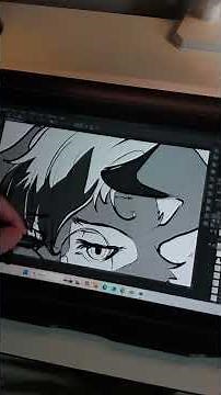 lycanroc midnight form #pokemon #drawing #furry #animeart #speedpaint #art