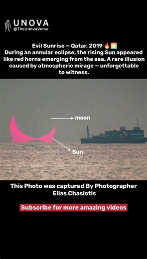 The Evil Sunrise in Qatar 😈🌅