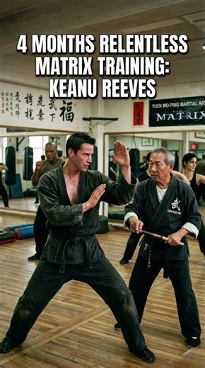 Keanu Reeves’ Intense 4-Month Martial Arts Training for The Matrix