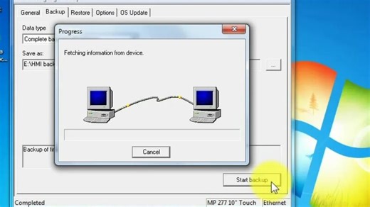 Simatic ProSave - сохранение и загрузка образа - Backup and Restore