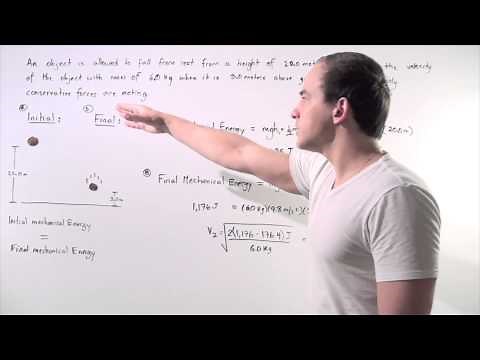 Mechanical Energy Example # 1