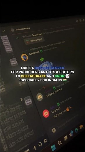 Discord Server Made for Music Producers,Artist & Editors to Collaborate and Grow Together! 📈