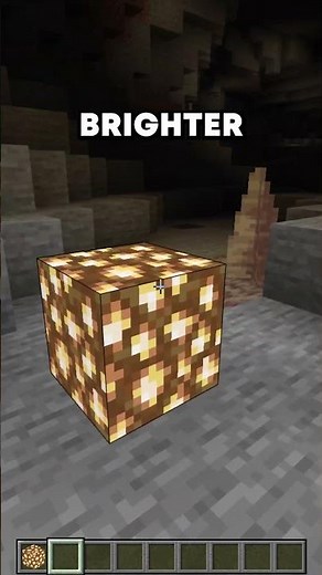 Glowstone is Brighter in Minecraft Bedrock Edition