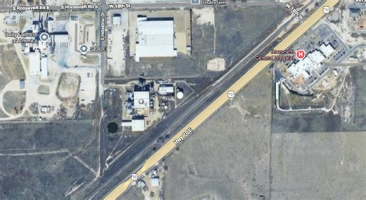 Portales Fire Department responding to fire at old ethanol plant