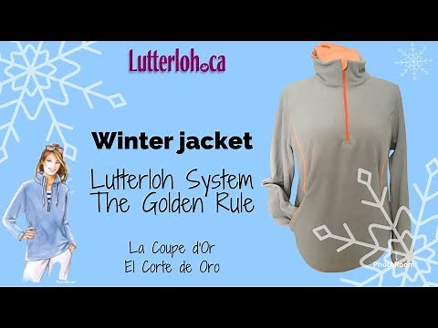 Winter Sport Jacket + Lutterloh Patterns | DIY Pattern drafting sew easy
