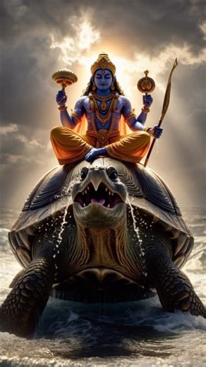 Kurma Avatar - The Second Avatar of Lord Vishnu #lordvishnu #kurmaavatar #viral #mythology