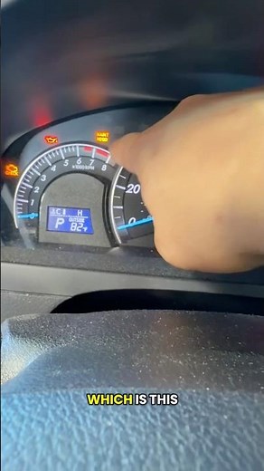 Toyota Camry - Reset Oil Maintenance Light