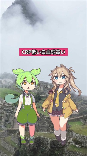 CRPと白血球の4パターン読み分け