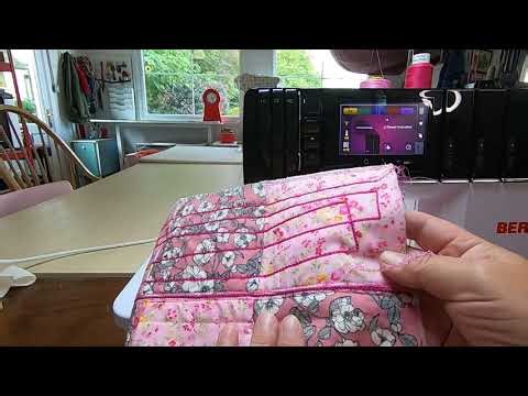 Bernina L890 - Quilt with a chain-stitch