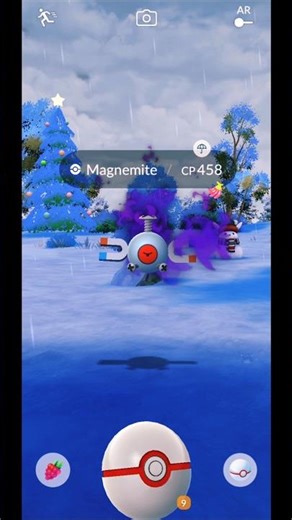 Shadow Magnemite (CP 458) – Pokemon GO (2025) | Catching Gameplay #Shorts