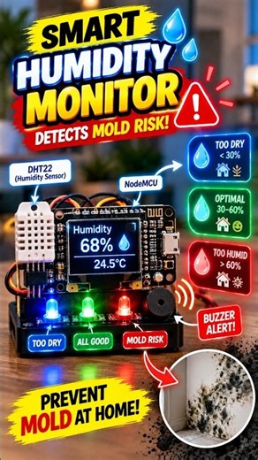 Why You Need A Humidity Monitor In Your Room #techtok #homeautomation #smart