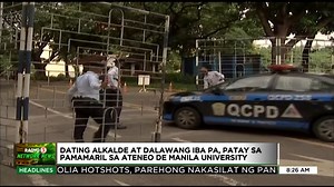 94K views · 896 reactions | #TedFailonandDJChaCha | Tatlo ang patay matapos pagbabarilin bago ang idaraos na graduation ceremony sa Ateneo de Manila University sa Quezon City. For more latest stories, visit us at www.news5.com.ph | 105.9 True FM | Facebook