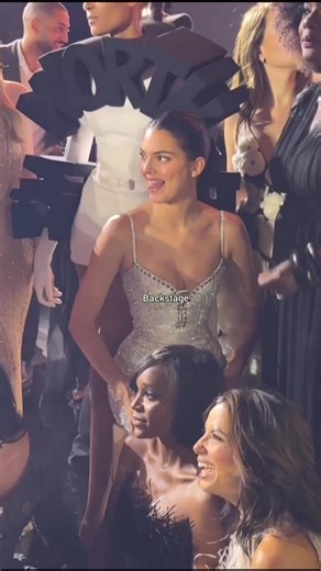 KENDALL Jenner Backstage vs Runway for L'Oreal Paris ss23