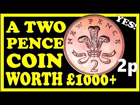 A Rare 2p Coin - A Two Pence Coin Worth Over £1000 - Do You Have One?