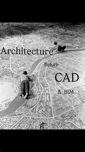 @architectturelive on Instagram: "Before AutoCAD, architectural and engineering offices relied entirely on manual drafting techniques, where even the smallest revision required drawings to be recreated from scratch. Today, going beyond CAD, BIM (Building Information Modeling) integrates design, documentation, and building data into a single digital model, allowing changes to be reflected instantly across the entire project while significantly reducing time, labor, and uncertainty. #explorepage #