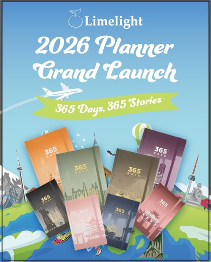 ✨ Missed the Limelight 2026 Planner Launch at MIBF? ✨ Don’t worry, you can still grab yours and start your 365 stories today! 🌍✈️💫 Now available at: SHOPEE Mini - https://bit.ly/Limelight2026PlannerMiniShopee A5 - https://bit.ly/Limelight2026PlannerA5Shopee LAZADA Mini - http://bit.ly/Limelight2026PlannerMiniLazada A5 - https://bit.ly/Limelight2026PlannerA5Lazada #Limelightph #365Days365Stories #2026planner | Limelight