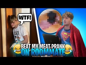 BEATING MY MEAT 🥩🥊 *PRANK ON BESTFRIEND/ROOMMATE* 😂 ||MUST WATCH||