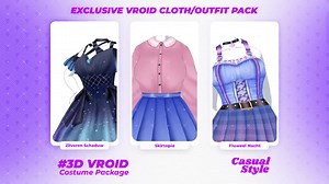 VRoid Outfit Set: 3-in-1 Lässige 3D Kleidung (.Vroidcustomitem File) - Etsy.de