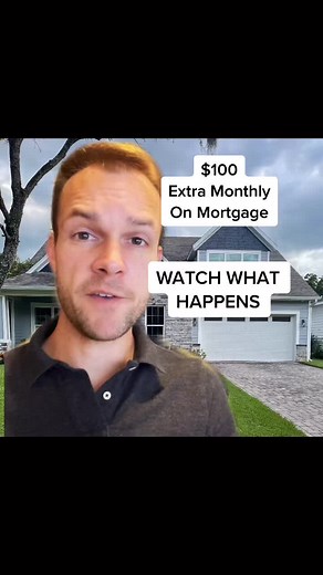 Pay $100 extra on your mortgage every month, see what happes! IB:@JJ Buckner #debtfree #financialfreedom #moneytok