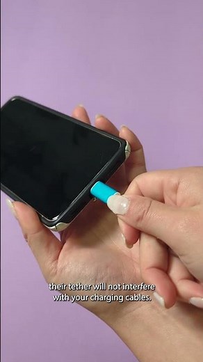 How to put together the phone tether to secure your phone to your bag! #phonetether #phonehack