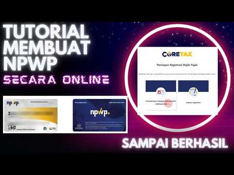 🔴LIVE How to Create an NPWP Online 2026 ~ Steps & How to Register for an NPWP Online at Coretax U...